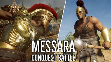 Assassin S Creed Odyssey Gameplay Messara Conquest Battle Ps Xbox