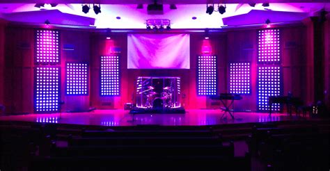 Throwback Dot Panels Church Stage Design Ideas Scenic Sets And