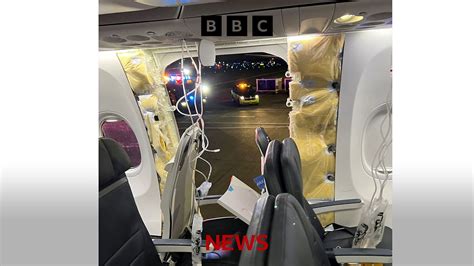 Bbc Passengers Describe Part Of Plane Blowing Out Mid Air