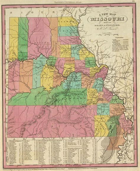 State And County Maps Of Missouri Map County Map Historical Maps