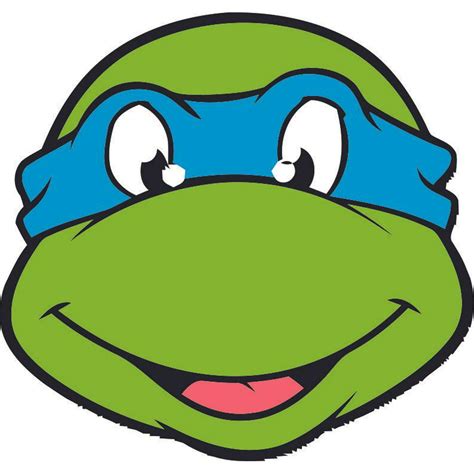Ninja Turtles Leonardo Blue Face Mask Cartoon Character Movie Show Wall