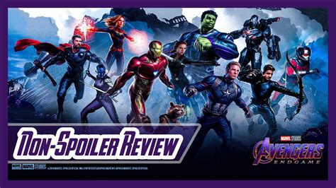 Avengers Endgame 2018 Non Spoiler Movie Review No Spoilers Youtube