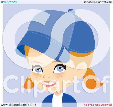 Royalty Free Rf Clipart Illustration Of A Little Blond Girl Wearing A