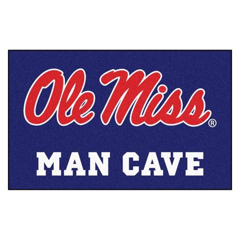 Fanmats® 14675 University Of Mississippi Ole Miss 60 X 96 Nylon Face Man Cave Ulti Mat