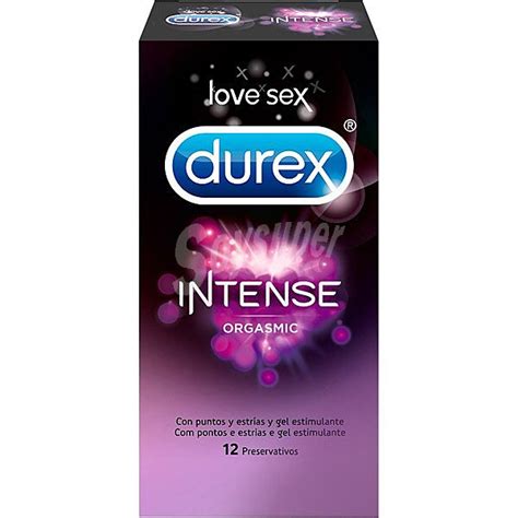 Durex Love Sex Intense Orgasmic Preservativos Con Puntos Y Estrías Y