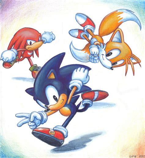 Sonic The Hedgehog And Co By Liris San On Deviantart Sonic The