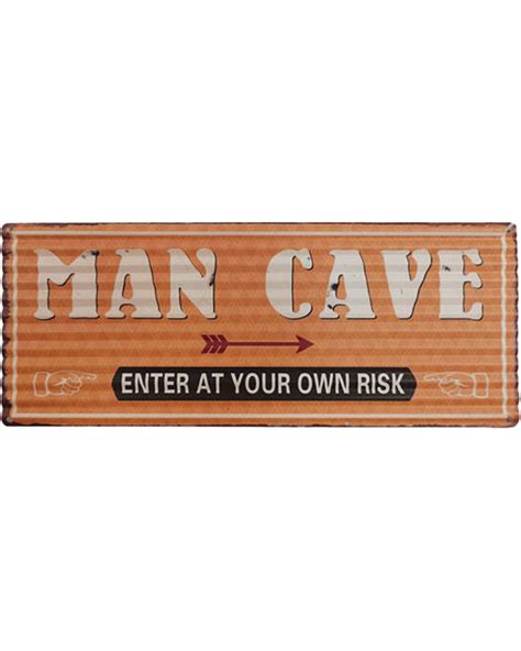 Mens Republic Retro Vintage Style Man Cave Wall Decor Metal Bar Sign