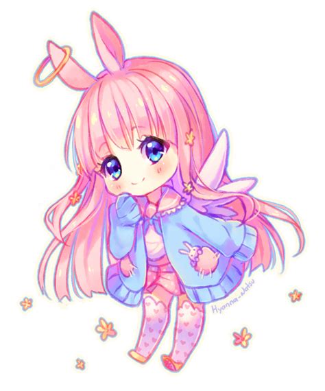 Chibi Kawaii Cute Anime Girl Freetoedit Sticker By Banyamu
