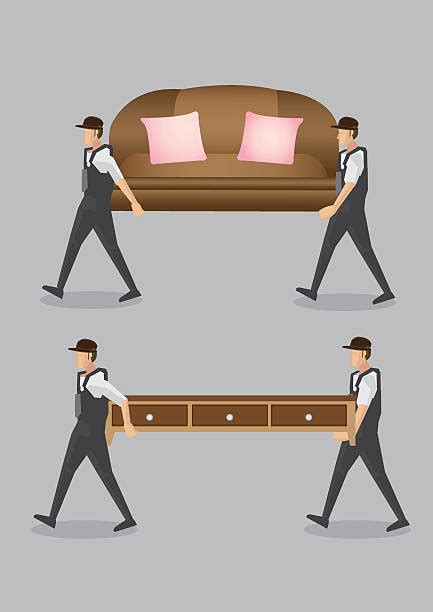 Royalty Free Moving Furniture Clip Art Vector Images And Illustrations