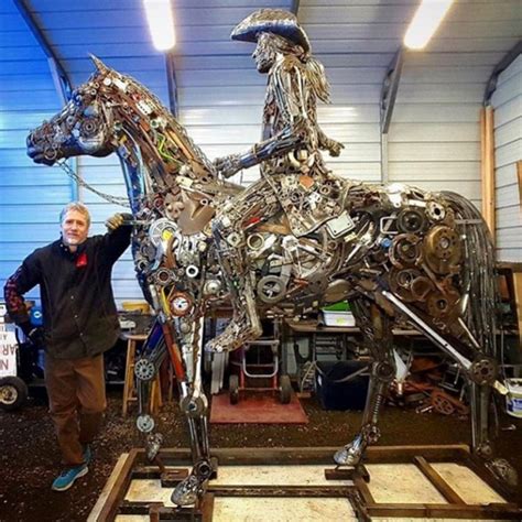 Incredible Sculptures Built From Recycled Materials