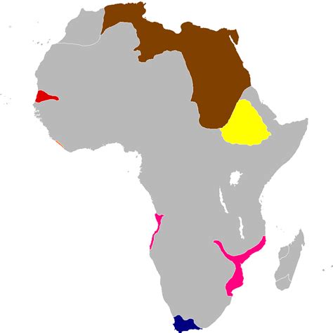 Africa Blank Map Clipart Best