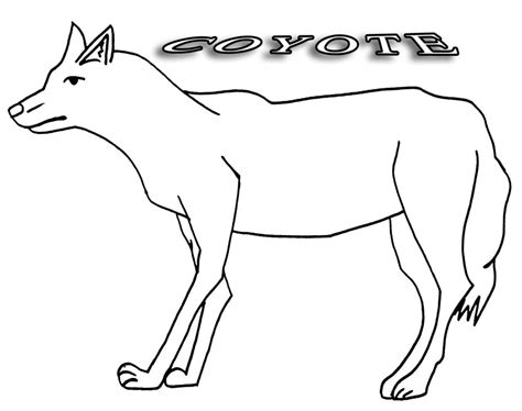 Wile e coyote coloring page. Printable Coyote Coloring Pages For Kids | Cool2bKids