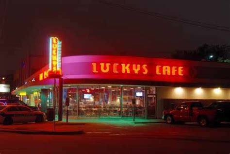 For the most part, these. Stock Photo of Lucky's Cafe in Dallas - B. Thomas Photo ...