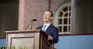 Facebook Founder Mark Zuckerberg Commencement Address | Harvard Commencement 2017
