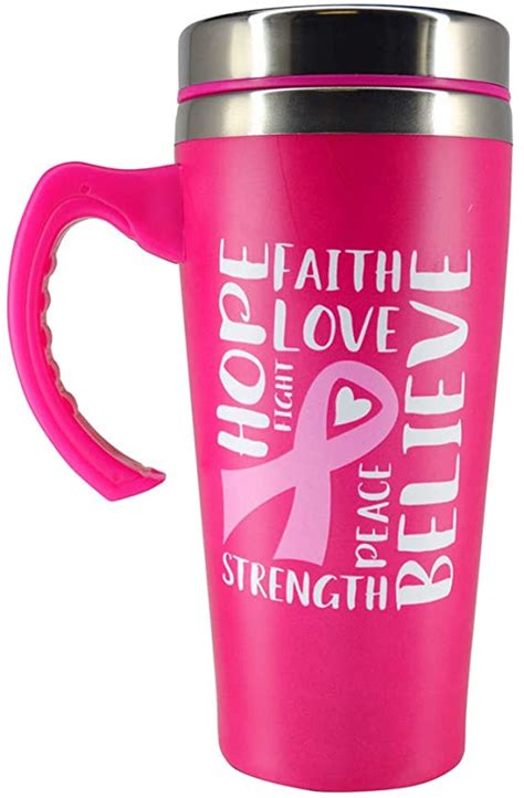 Amazon Com Pink Breast Cancer Awareness 16 Oz Stainless Steel Thermal