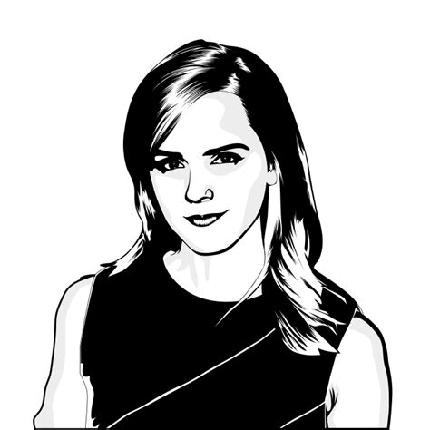 Make A Vector Art Portraitsilhouette In Black And White By Deshicutter