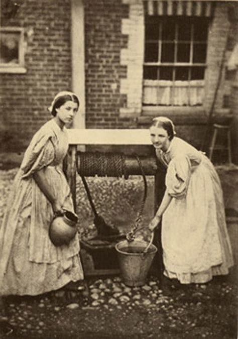 Oscar Gustave Rejlander 18131875 Maids Drawing Water At Freshwater 1864 Victorian Life