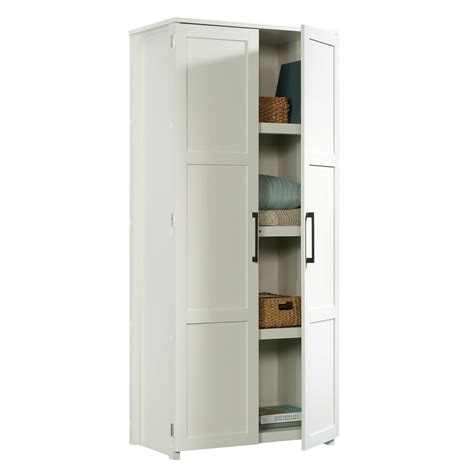 Sauder Homeplus 69 Tall 4 Shelf Wood Storage Cabinet White Finish