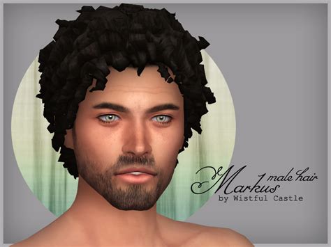 The Sims Resource Markus Hair By Wistfulcastle Sims 4 Hairs