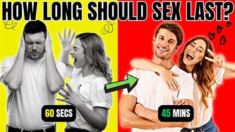 Average Sex Time How Long Should Sex Last According To Study Youtube