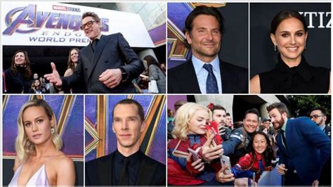 Avengers Endgame Premiere Stars Old And New From The Entire Mcu