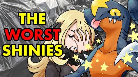 Top 10 Worst Shiny Pokemon Youtube