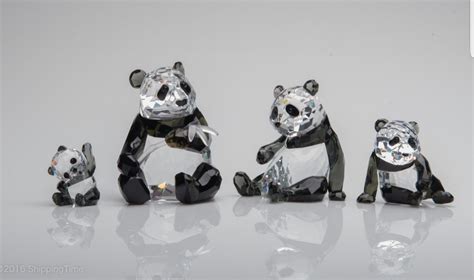 Swarovski Crystal Panda Bears