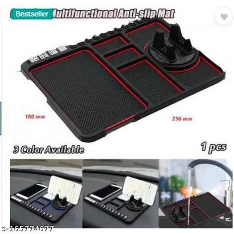 Car Accessories Anti Slip Car Dashboard Mat And Mobile Phone Holder Mount