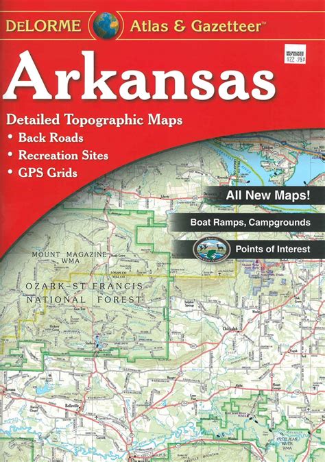 Themapstore Delorme Arkansas State Atlas And Gazetteer