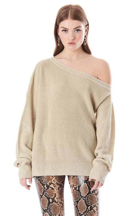 One Shoulder Sweater Lf Stores