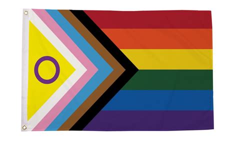 Intersex Progress Flag 5 X 3 Ft 100 Polyester Gay Pride Etsy