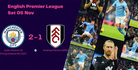 Man City Vs Fulham Layne Chaney