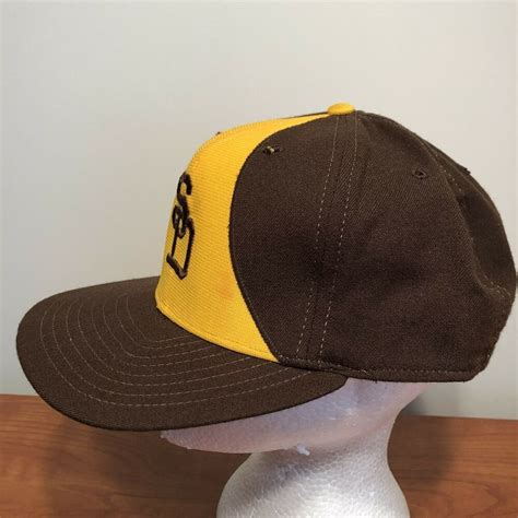 San Diego Padres Hat Baseball Cap Fitted 7 34 New Era Vintage 80s Mlb
