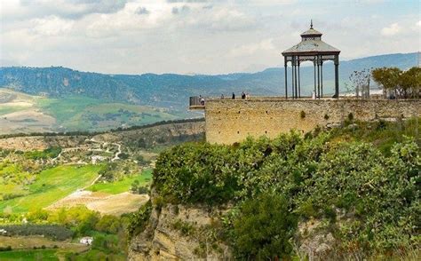 Taking In The Views From The Mirador At The Alameda Del Tajo Is One Of