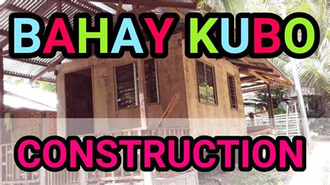 Bahay Kubo Construction I Inday Idol Vlog Youtube