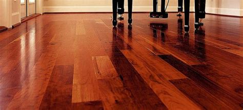 Natural Finish American Cherry Hardwood Floor Wide Boards Images