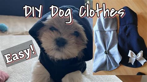 Diy Dog Clothes Basic Hand Sewing How To Sew Dog Clothes Youtube