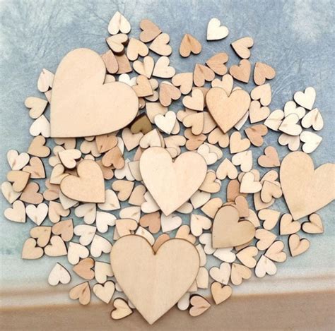 100 Wood Hearts Assortment By Doug9694 On Etsy Wooden Hearts Wood