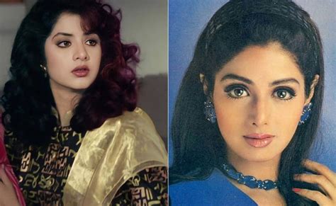 Divya Bharti Hated Her Comparison With Sridevi Gave This Reply जब