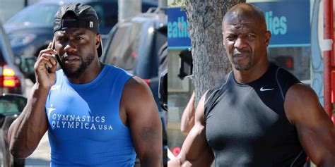 Kevin Hart And Terry Crews Bare Buff Biceps In Tight Tanks Kevin Hart