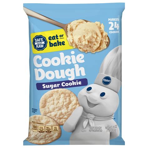 Pillsbury Ready To Eat Or Bake Cookie Dough Sugar Cookie Shop Biscuit And Cookie Dough At H E B