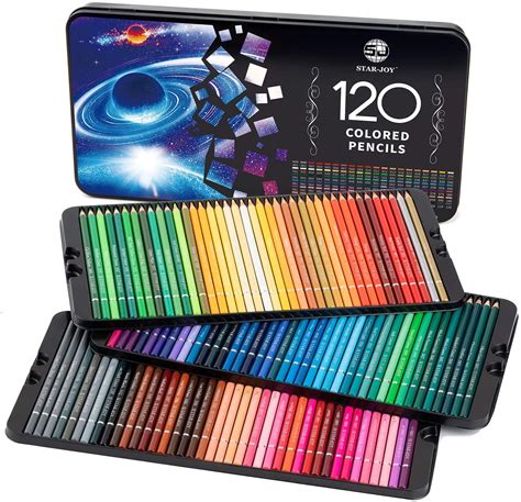 Wholesale Sj Star Joy 120 Colored Pencils For Coloring Books Premier