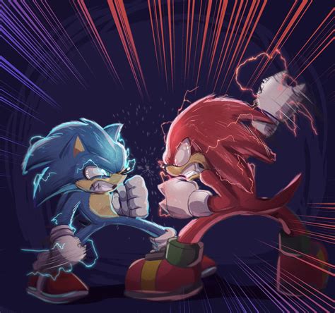 Sonic Vs Knuckles Sonic The Hedgehog Wallpaper 44431742 Fanpop