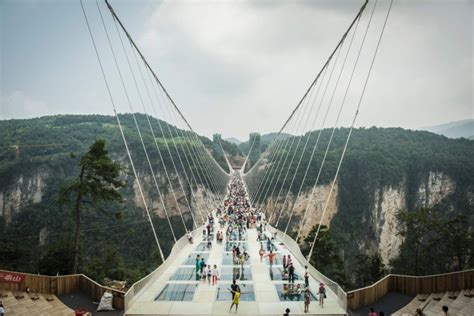 China Is Home To Worlds Highest And Longest Glass Bottomed Bridge