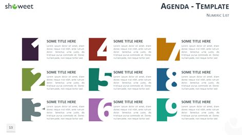 Table Of Content Free Powerpoint Template