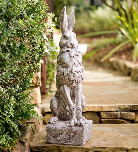 260 Garden Bunnies Ideas Garden Garden Statues Garden Art