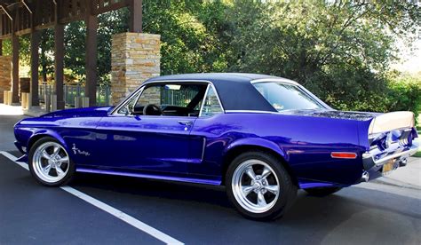 Blue 1968 Ford Mustang Gt Hardtop