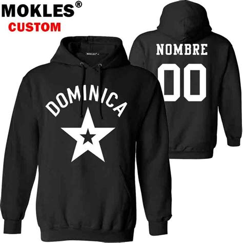 Dominica Pullover Logo Custom Name Number Autumn Winter Dm Jersey Keep