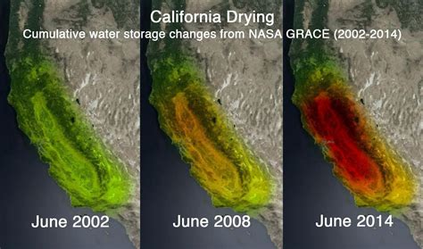 Satellite Images Reveal Shocking Groundwater Loss In California