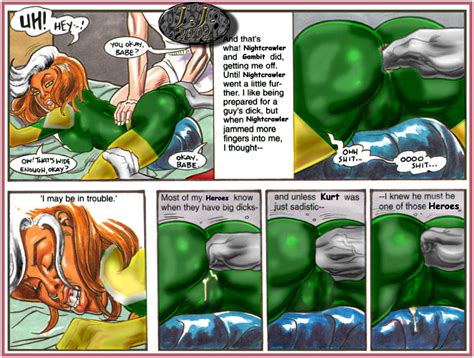 Rule 34 2002 Anna Marie Comic Female Gambit Kevin J Taylor Marvel Nightcrawler Rogue X Men